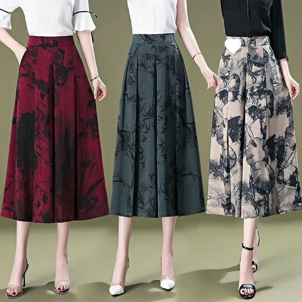 Sway Skirt | Elegante falda de tela ligera y piernas anchas