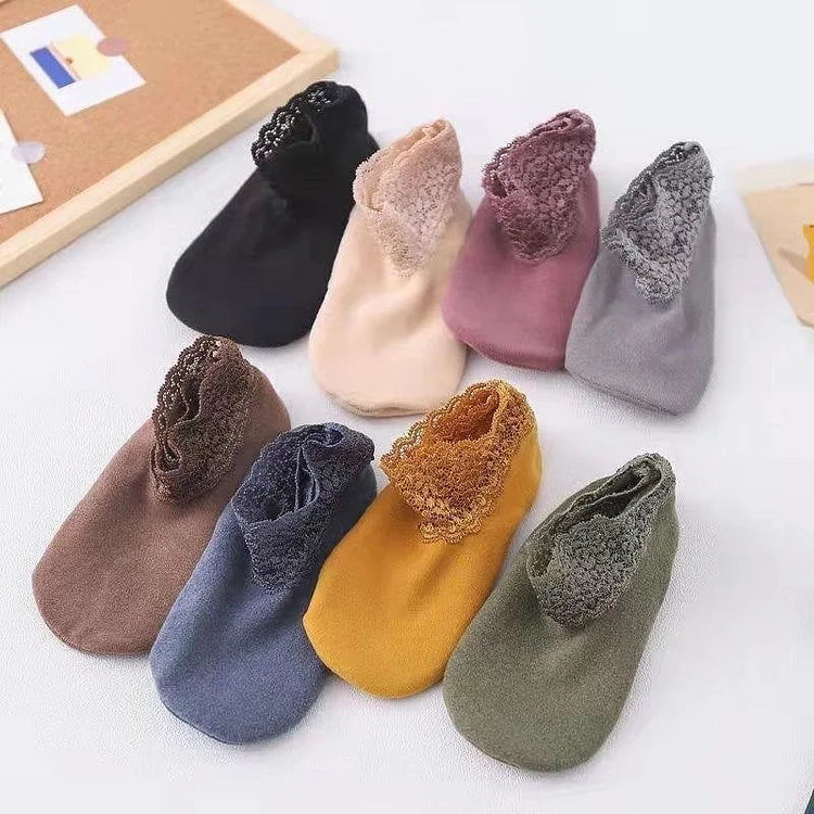 Rush | Medias con Encaje – Especial para pies delicados | Pack x 6 pares