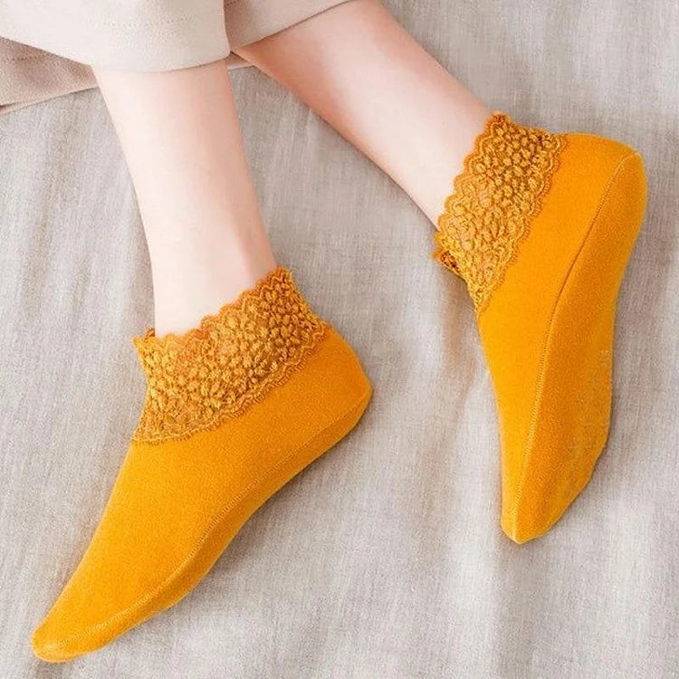 Rush | Medias con Encaje – Especial para pies delicados | Pack x 6 pares