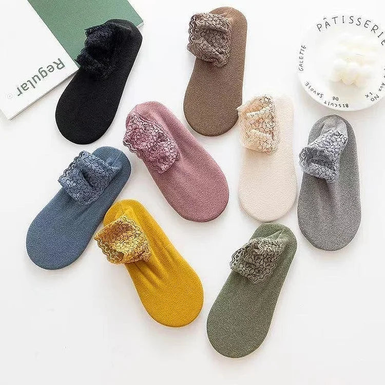 Rush | Medias con Encaje – Especial para pies delicados | Pack x 6 pares