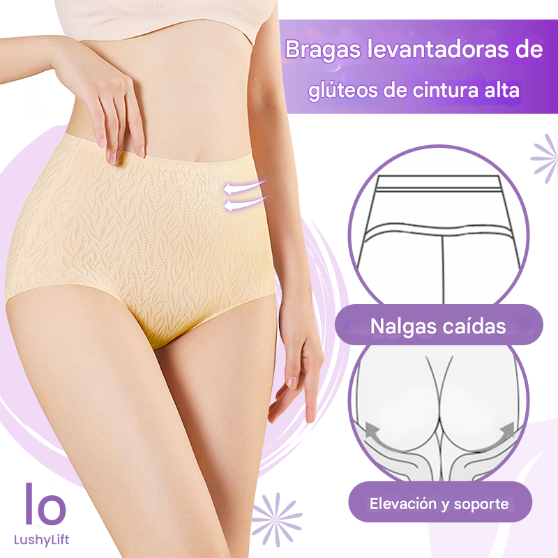 LushyLift - Pantys moldeadores de control de abdomen y levantamiento de cadera | Pack 3 un