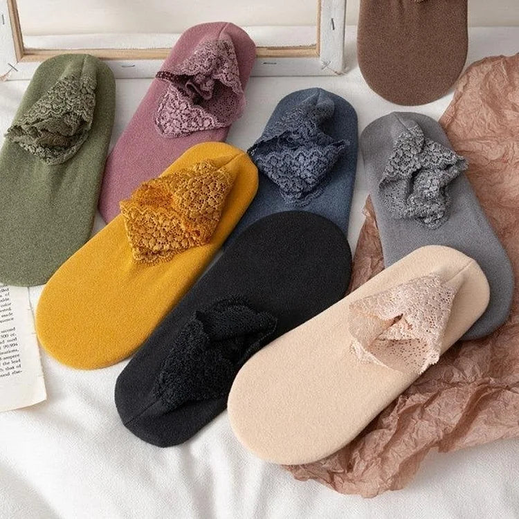 Rush | Medias con Encaje – Especial para pies delicados | Pack x 6 pares