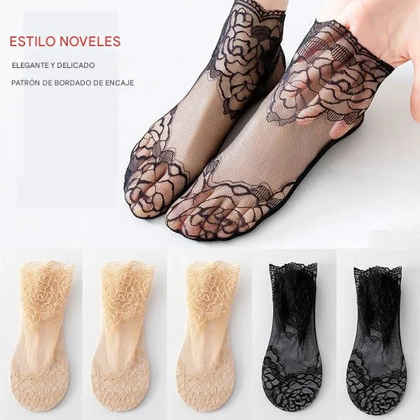 Lace Socks - Medias suaves de encaje (6 pares + 6 Gratis)