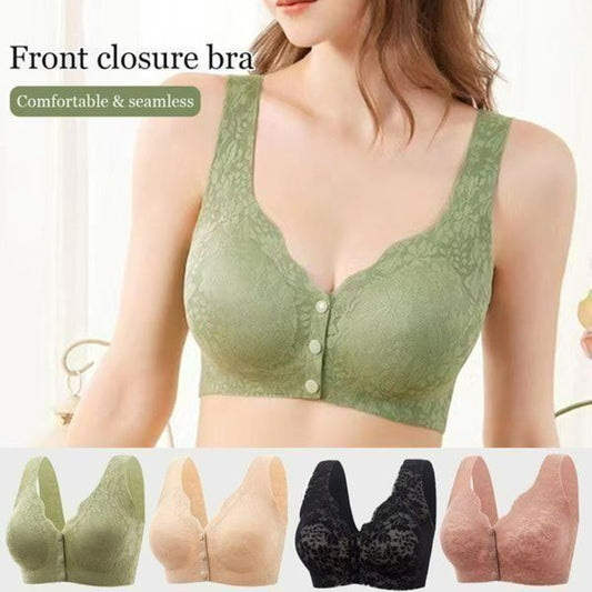 Lace Button Bra™ Cómodo sujetador de encaje