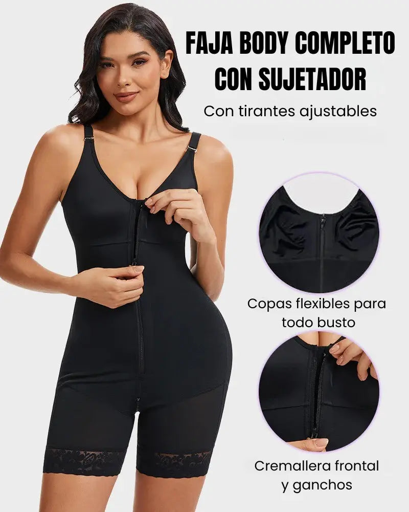 CoreShape | Faja moldeadora de glúteos con control de abdomen y cierre en la entrepierna