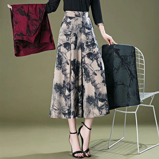 Sway Skirt | Elegante falda de tela ligera y piernas anchas