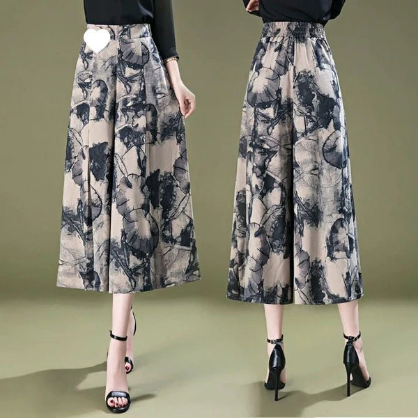 Sway Skirt | Elegante falda de tela ligera y piernas anchas