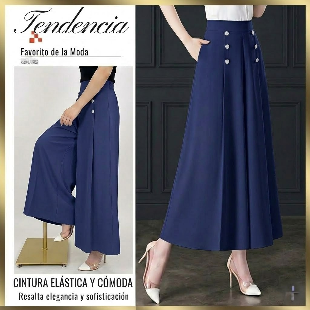 Pantalones Palazzo de pierna ancha frescos y cómodos