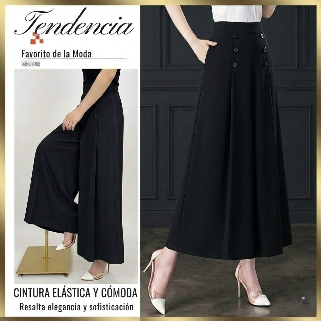 Pantalones Palazzo de pierna ancha frescos y cómodos