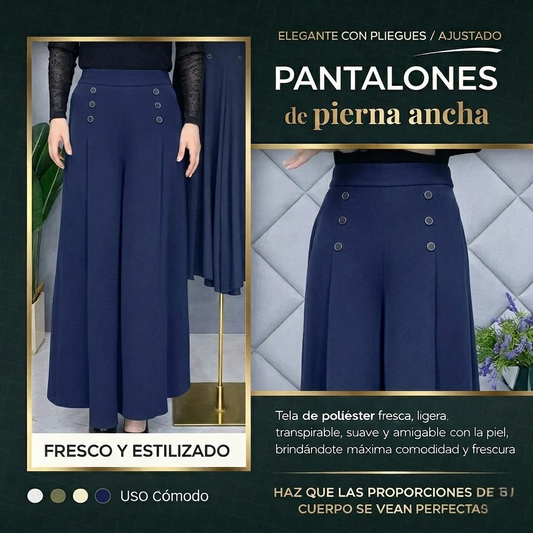 Pantalones Palazzo de pierna ancha frescos y cómodos