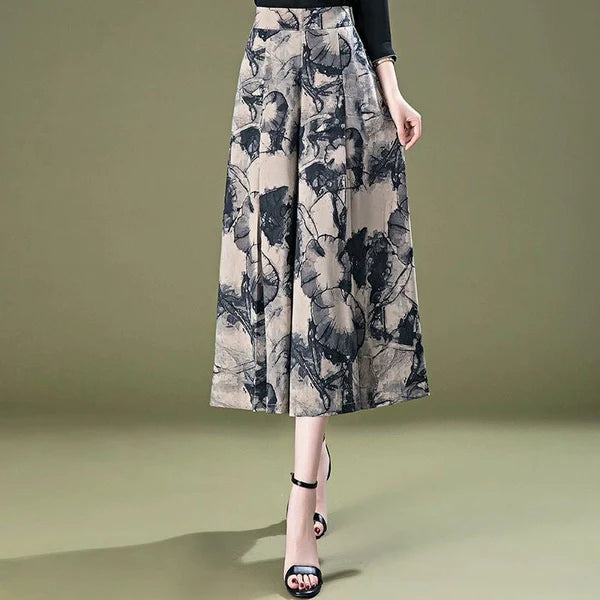 Sway Skirt | Elegante falda de tela ligera y piernas anchas