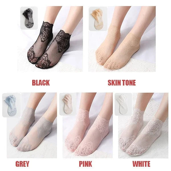 Lace Socks - Medias suaves de encaje (6 pares + 6 Gratis)