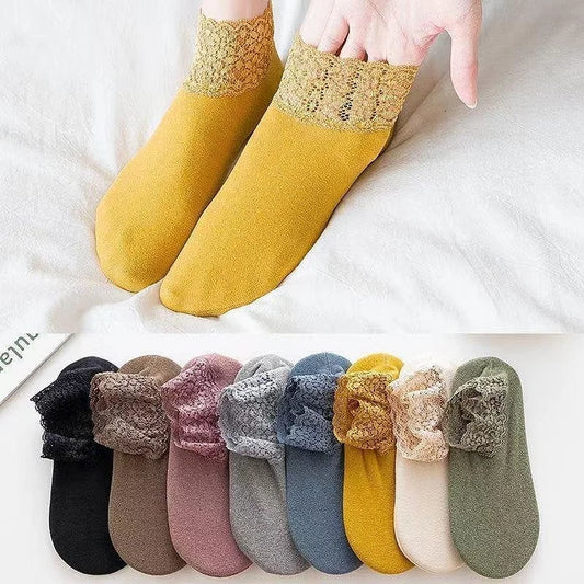 Rush | Medias con Encaje – Especial para pies delicados | Pack x 6 pares