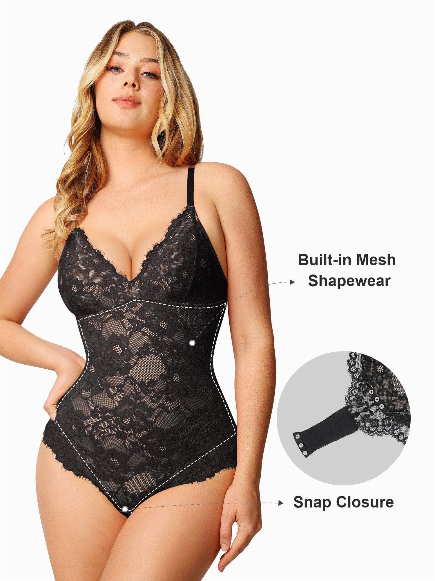 Siluet | Body de Encaje Moldeador