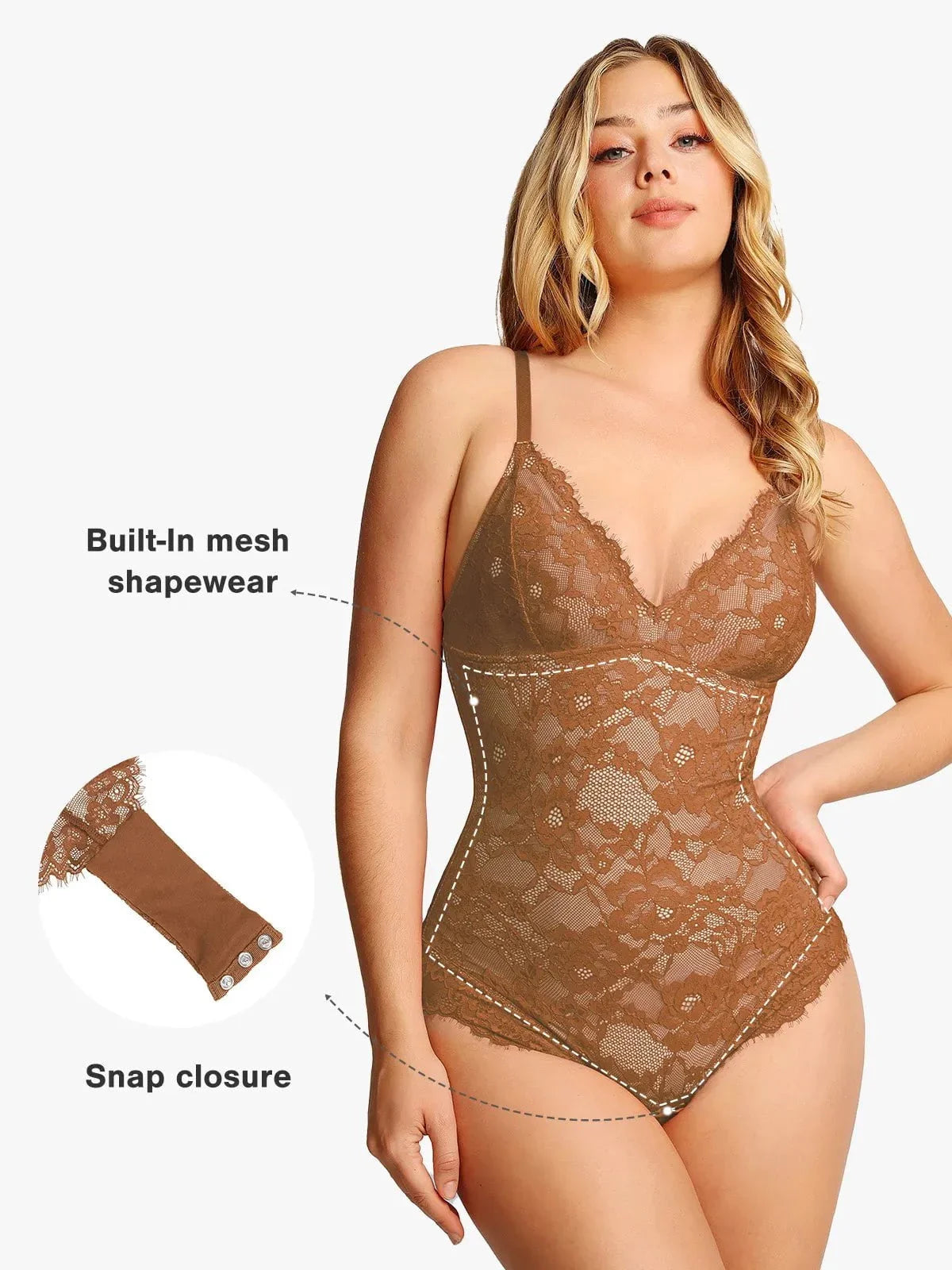 Siluet | Body de Encaje Moldeador